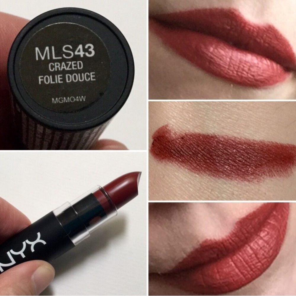 NYX Matte Lipstick. Color is Crazed. NWT.